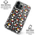 Disney Minnie Mouse Bubbles Face Pattern iPhone 16 Pro Clear Case